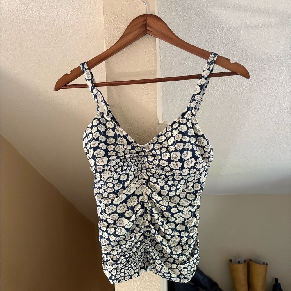 Womens vintage floral tankini top - Picture 2 of 4